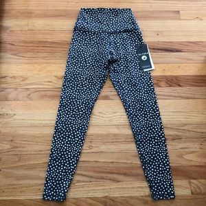 NWT glyder high power legging dot print XXS